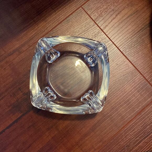 Vintage Crystal Ashtray - Picture 2 of 5